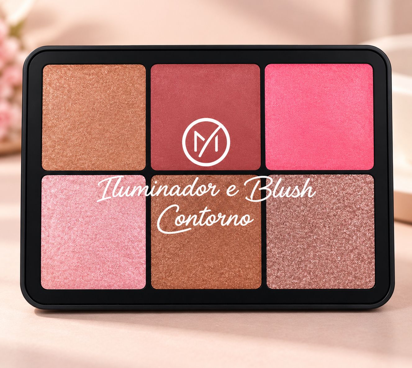 Paleta Iluminador, Blush & Contorno