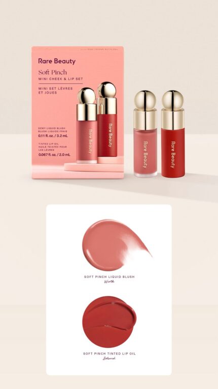 Rare beauty kit duo blush y lip tint