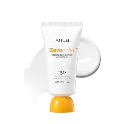 Anua, Protector solar hidratante Zero-Cast SPF 50
