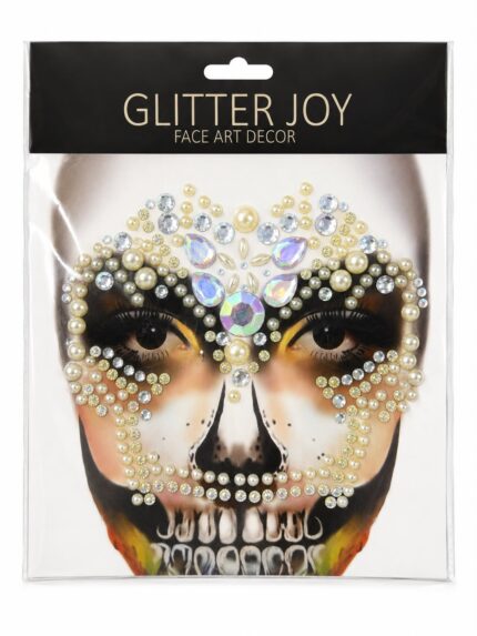 Kit de Decoración Facial con Cristales y Perlas – Glitter Joy
