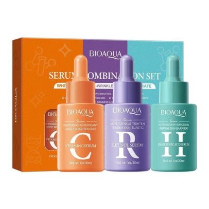 KIT 3 SERUMS : RETINOL,VITAMINA C,ACIDO HIALURONICO
