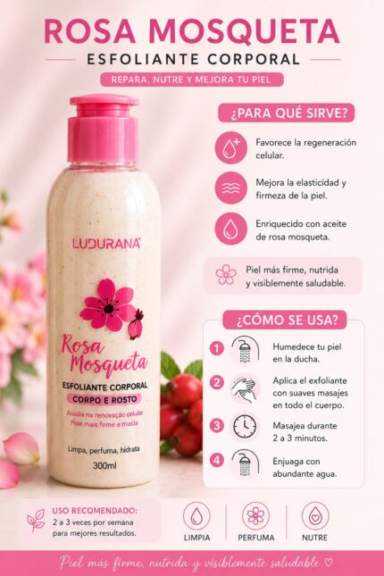 Exfoliante Corporal ROSA MOSQUETA - LUDURANA