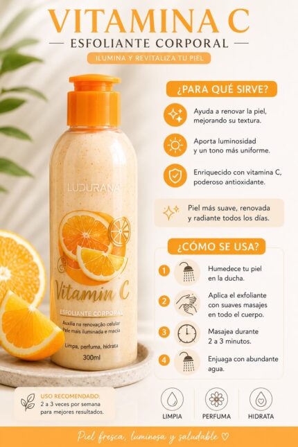 Exfoliante Corporal VITAMINA C - LUDURANA