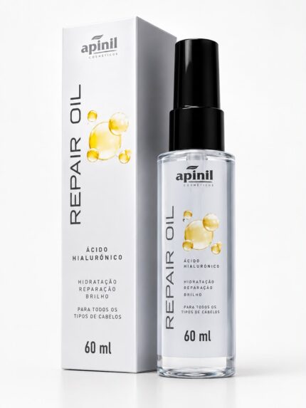 Óleo Capilar REPAIR OIL 60mL Ácido Hialurônico APINIL