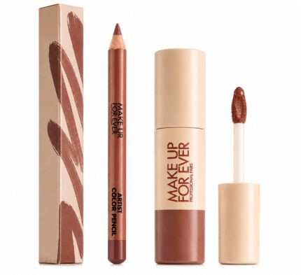MAKE UP FOR EVER Wherever Walnut Lip Pencil & Gloss Duo