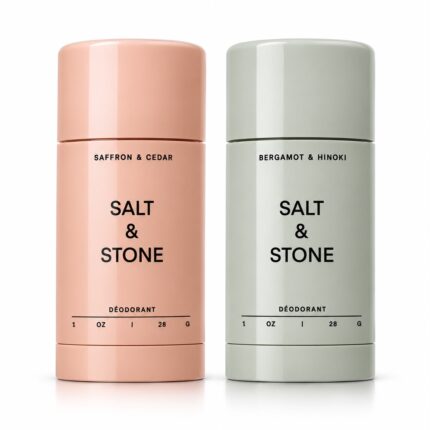 Salt & Stone Desodorante Natural (Saffron & Cedar / Bergamot & Hinoki)