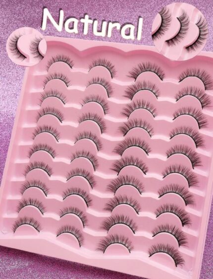 Set de Pestañas Natural Wispy – efecto esponjoso y natural”