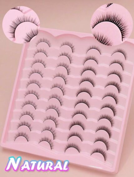 Set de Pestañas Natural Wispy – efecto ligero y natural