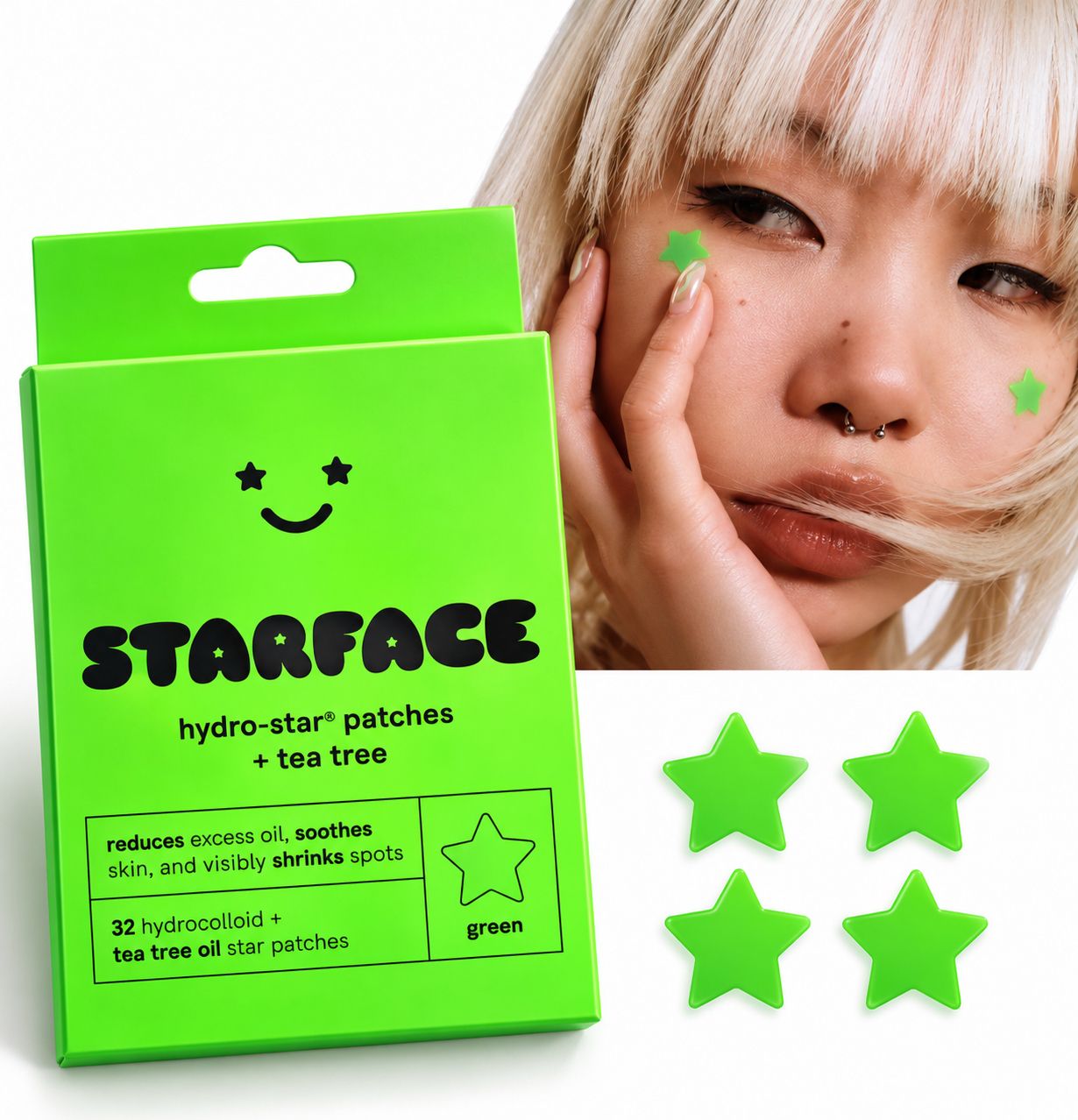 Starface Hydro-Star Patches + Tea Tree 2