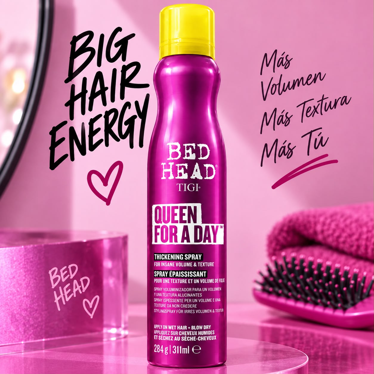 TIGI Bed Head Queen For A Day – Thickening Spray 1