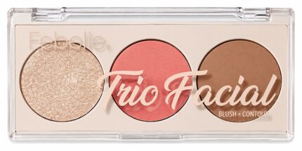 Trío Facial Iluminador, Blush y Contorno Febella
