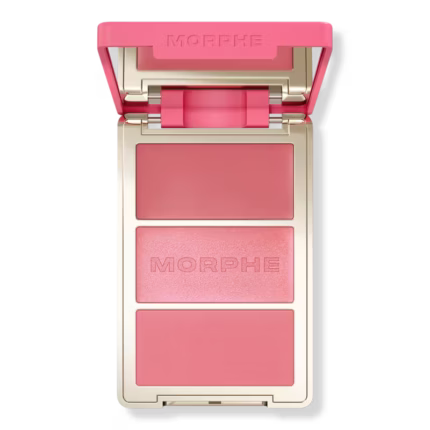Morphe Cheek Thrills Multi-Finish Face Trio en tono Blind Date